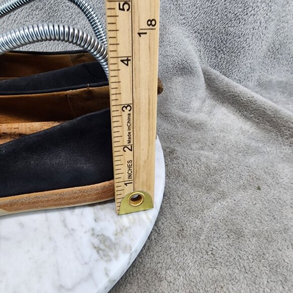 Kork-Ease Shoes Womens Size 8.5 Black Leather Slip On Loafers *GUC* - Picture 2 of 12